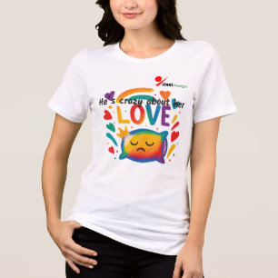 Crazy About He Tri-Blend Shirt