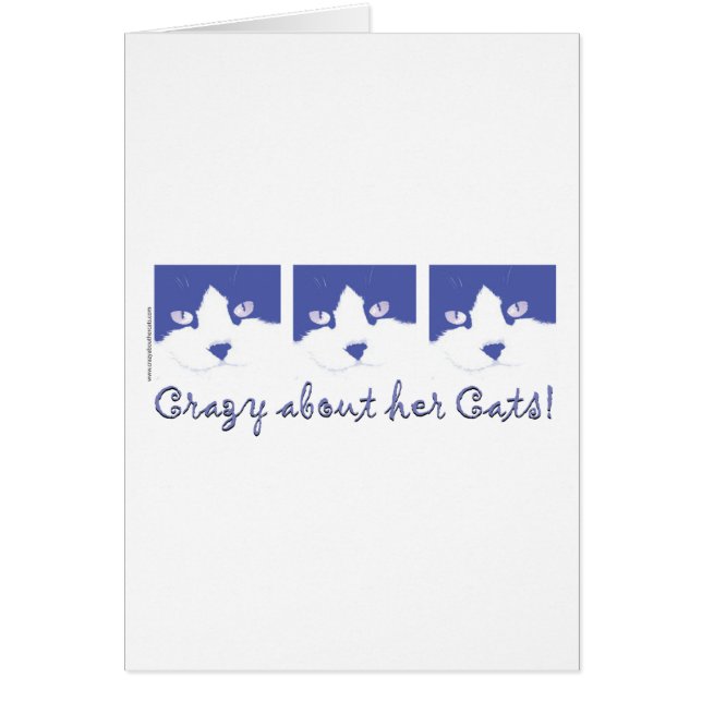 Crazy About Her Cats! (Front)