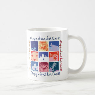 Crazy About Her Cats Coffee Mug