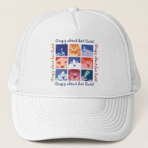 Crazy About Her Cats Trucker Hat