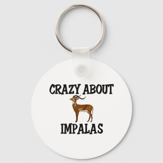 Crazy About Impalas Key Ring (Front)