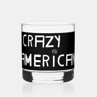 CRAZY AMERICAN COCKTAIL GLASS SET