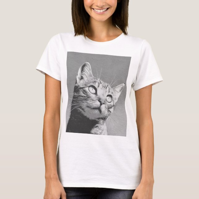 Crazy And Adorable Kitty T-Shirt (Front)
