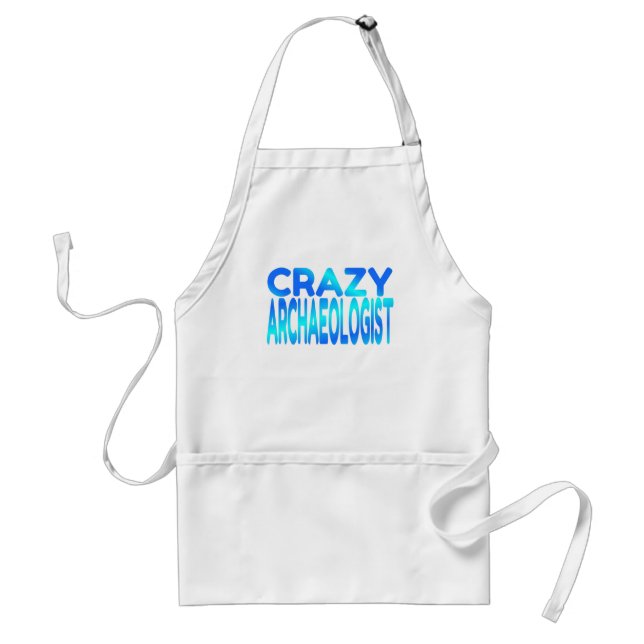 Crazy Archaeologist Standard Apron (Front)