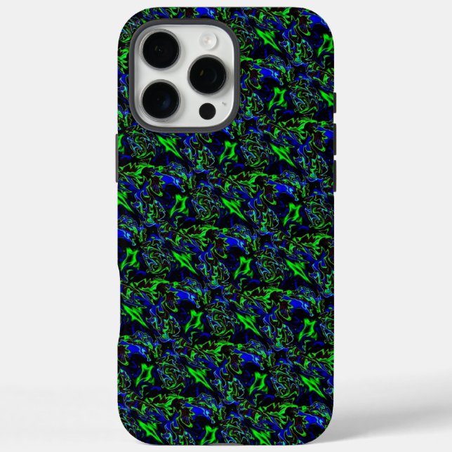 Crazy Artdeco in Funky Rainbow Style Case-Mate iPhone Case (Back)