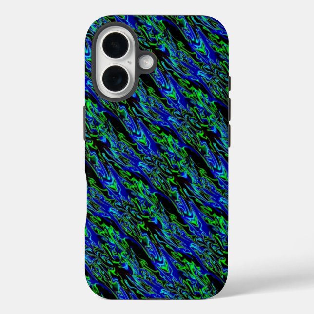 Crazy Artdeco in Funky Rainbow Style Case-Mate iPhone Case (Back)