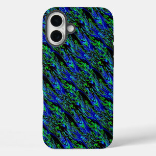 Crazy Artdeco in Funky Rainbow Style iPhone 16 Plus Case