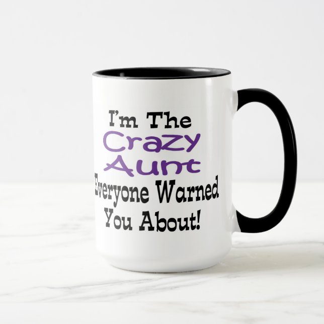 Crazy Aunt Mug (Right)