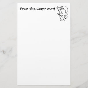 Crazy Aunt Stationery