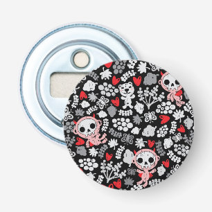 Crazy babies pattern bottle opener