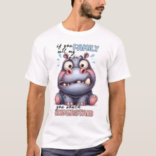 Crazy baby hippo T-Shirt