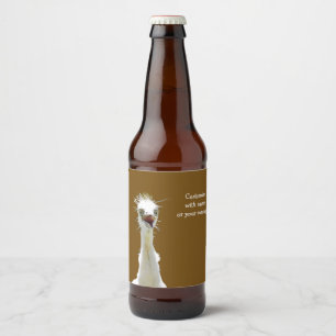 Crazy Bird Beer Label