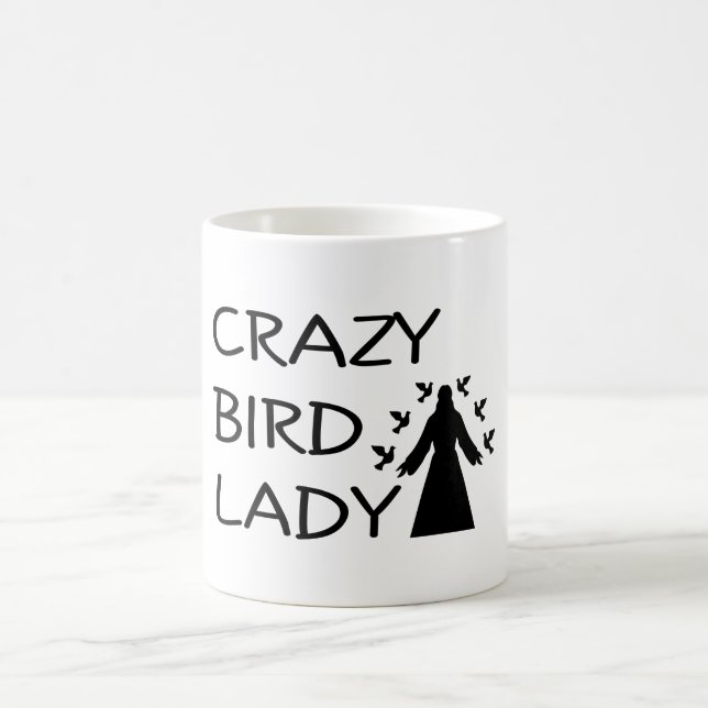 CRAZY BIRD LADY COFFEE MUG (Center)