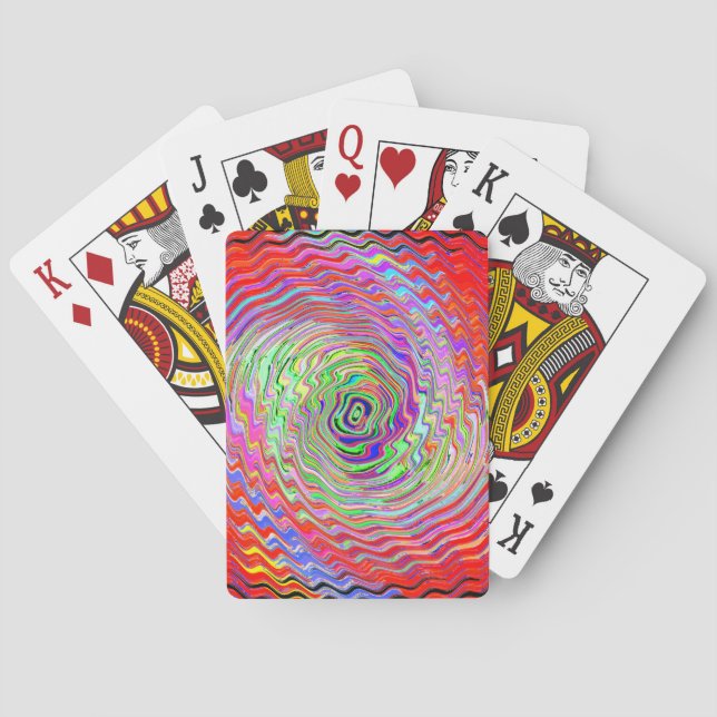 Crazy black light night.... playing cards (Back)