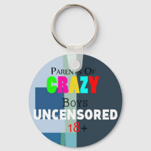 Crazy boys key ring