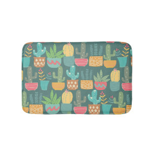 Crazy Cactus Bath Mat
