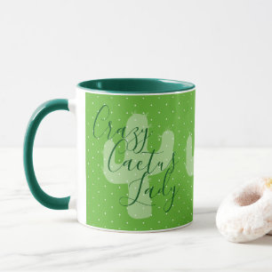 Crazy Cactus Lady Cute Cacti Mug