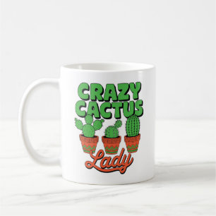 Crazy Cactus Lady – Plant Mom Gift Coffee Mug