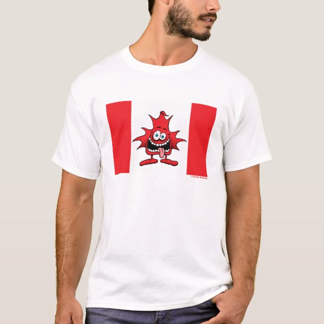 Crazy Canuck Insane Maple Leaf Shirt (Front)