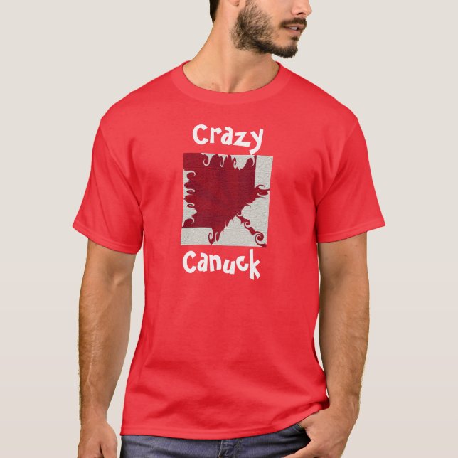 CRAZY CANUCK Mens T-Shirt (Front)