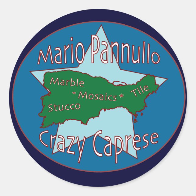 Crazy Caprese Sticker (Front)