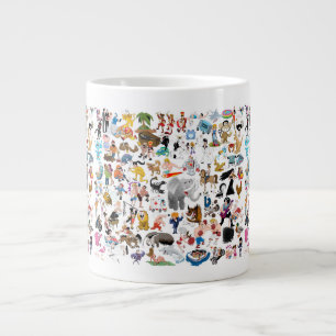 Crazy Cartoons Large Coffee Mug