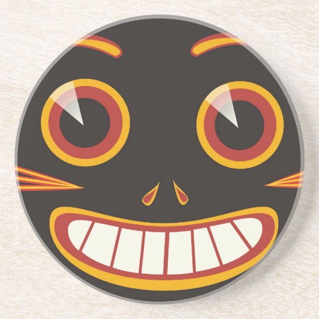 Crazy Cat Coaster (Front)