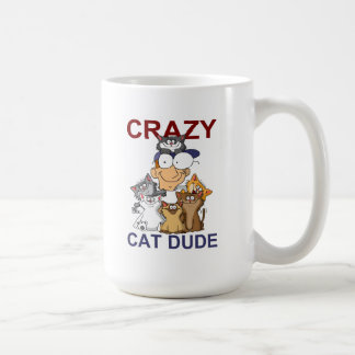 Crazy Cat Dude Coffee Mug