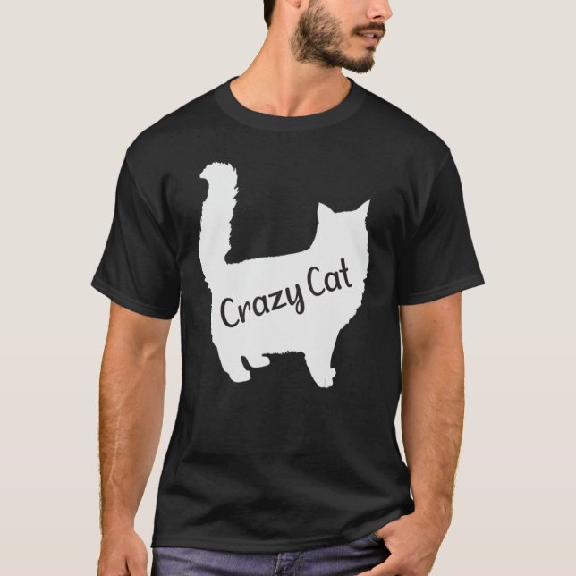 Crazy Cat Flash For Essential Quotes T-Shirt (Front)