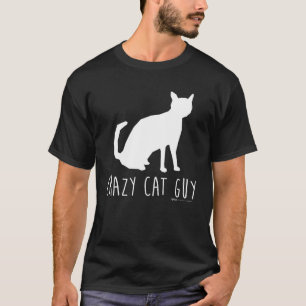 Crazy Cat Guy   Owner Meme Word T-Shirt