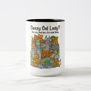 Crazy Cat Lady 2 Toned Mug