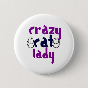 Crazy Cat Lady 6 Cm Round Badge