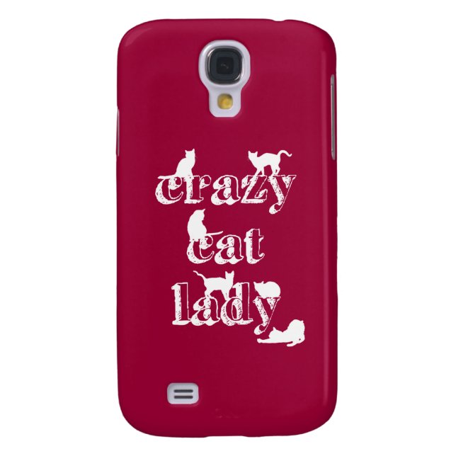 Crazy Cat Lady Case-Mate Samsung Galaxy Case (Back)