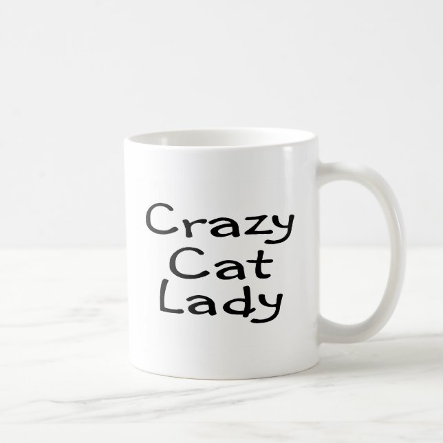 Crazy Cat Lady Coffee Mug (Right)
