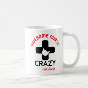 Crazy cat lady coffee mug