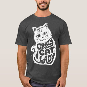 Crazy Cat Lady for Women Girls Kids Cat Lover Gift T-Shirt