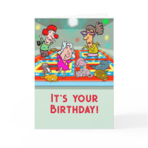 Crazy Cat Lady friends dancing at a Disco. 