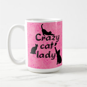 Crazy Cat Lady Fun Playful Cats Coffee Mug