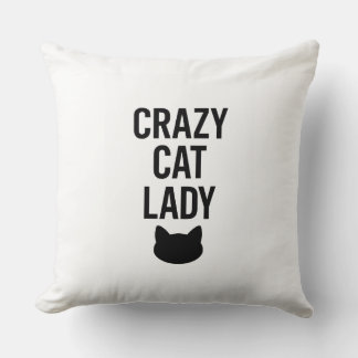Crazy Cat Lady – Funny Cat Lover Gift Cushion