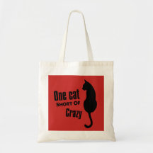 Crazy Cat Lady Funny Meow Tote Bag