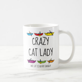 Crazy Cat Lady Funny Rafters Coffee Mug
