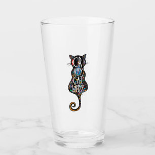 Crazy Cat Lady Glass