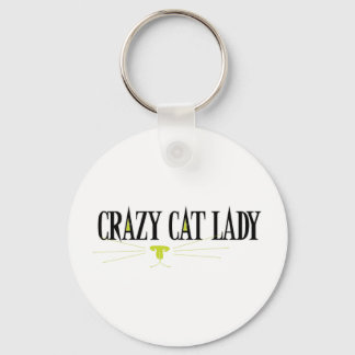 Crazy Cat Lady Key Ring