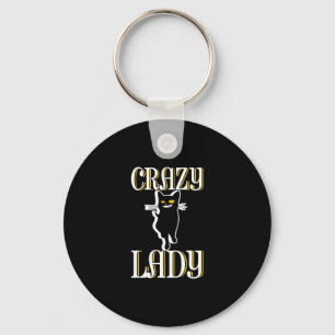 Crazy Cat Lady Key Ring
