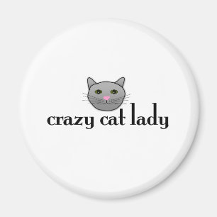 Crazy Cat Lady Magnet