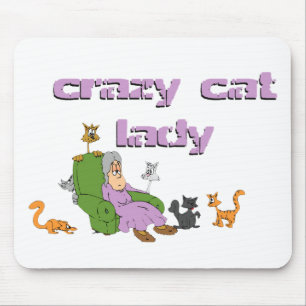 Crazy Cat Lady Mouse Pad