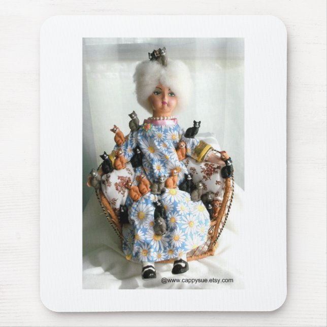Crazy Cat Lady Mouse pad (Front)
