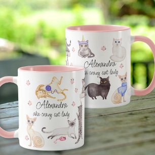CRAZY CAT LADY  MUG