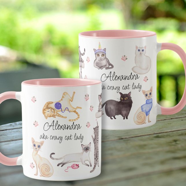 CRAZY CAT LADY  MUG (Creator Uploaded)