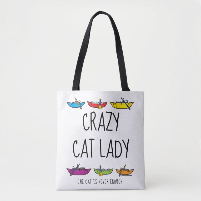 Crazy Cat Lady Rafters Tote Bag (Front)